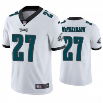 Men Philadelphia Eagles #27 Zech McPhearson Vapor Limited White Jersey