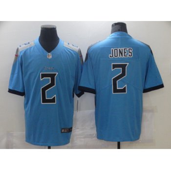 Men Tennessee Titans Julio Jones #2 Light Blue Vapor Untouchable Limited Jersey