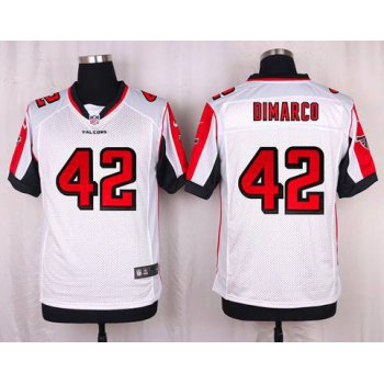 Men's Atlanta Falcons #42 Patrick DiMarco White Road NFL Nike Elite Jersey