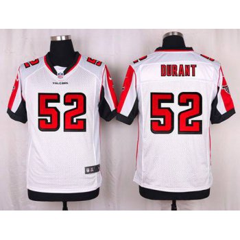 Men's Atlanta Falcons #52 Justin Durant White Road NFL Nike Elite Jersey