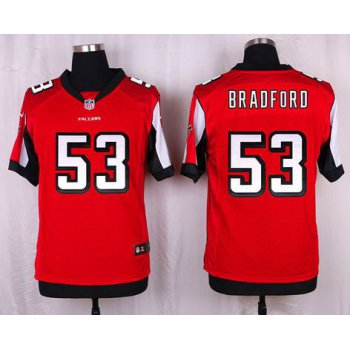 Men's Atlanta Falcons #53 Allen Bradford Red Team Color NFL Nike Elite Jersey