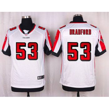 Men's Atlanta Falcons #53 Allen Bradford White Road NFL Nike Elite Jersey