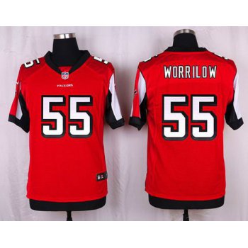 Men's Atlanta Falcons #55 Paul Worrilow Red Team Color NFL Nike Elite Jersey