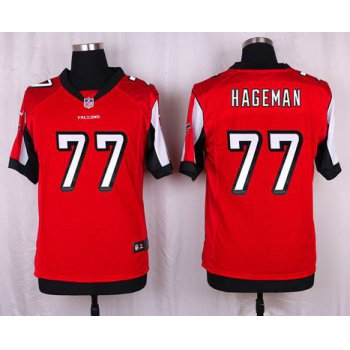 Men's Atlanta Falcons #77 Ra'Shede Hageman Red Team Color NFL Nike Elite Jersey