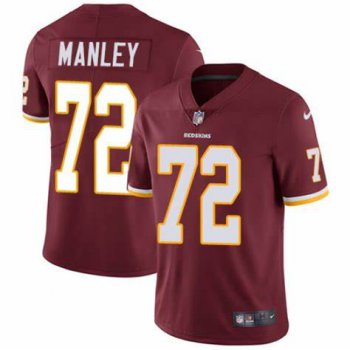 Men's Washington Redskins #72 Dexter Manley Limited Burgundy Team Color Vapor Untouchable Nike Jersey