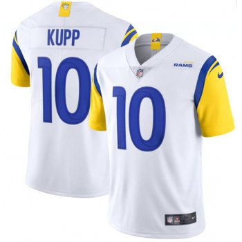 Nike Rams 10 Cooper Kupp White Vapor Untouchable Limited Jersey