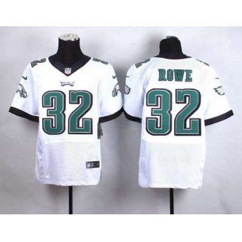 Men's Philadelphia Eagles #32 Eric Rowe 2014 Nike White Elite Jersey