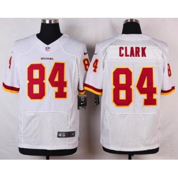 Men's Washington Redskins #84 Gary Clark White Retired Player NFL Nike Elite Jersey