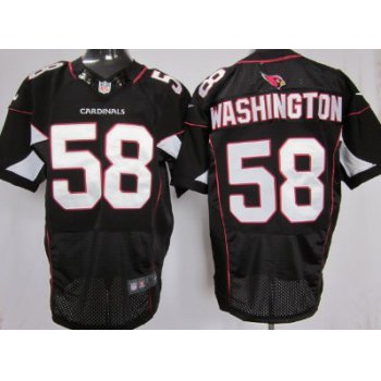 Nike Arizona Cardinals #58 Daryl Washington Black Elite Jersey