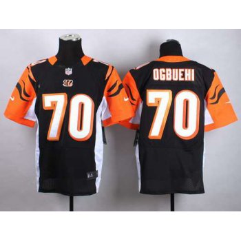 Nike Cincinnati Bengals #70 Cedric Ogbuehi Black Elite Jersey