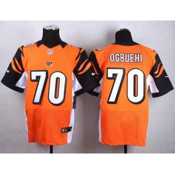 Nike Cincinnati Bengals #70 Cedric Ogbuehi Orange Elite Jersey