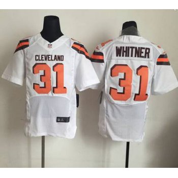 Nike Cleveland Browns #31 Donte Whitner 2015 White Elite Jersey