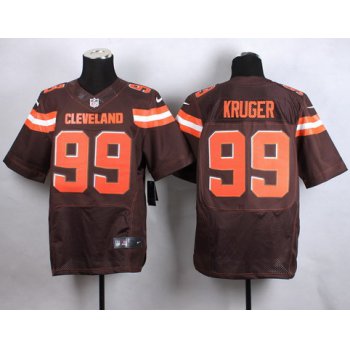 Nike Cleveland Browns #99 Paul Kruger 2015 Brown Elite Jersey