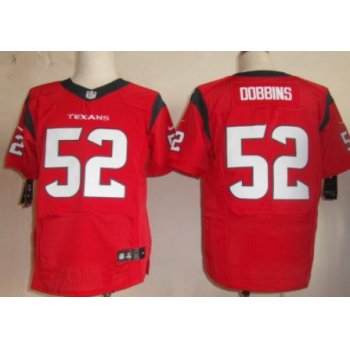 Nike Houston Texans #52 Tim Dobbins Red Elite Jersey