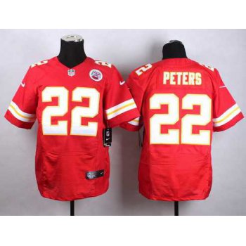 Nike Kansas City Chiefs #22 Marcus Peters Red Elite Jersey