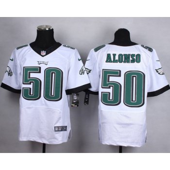 Nike Philadelphia Eagles #50 Kiko Alonso 2014 White Elite Jersey