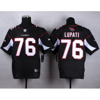 Nike Arizona Cardinals #76 Mike Iupati Black Elite Jersey