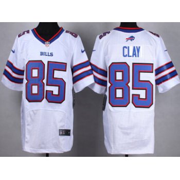 Nike Buffalo Bills #85 Charles Clay 2013 White Elite Jersey