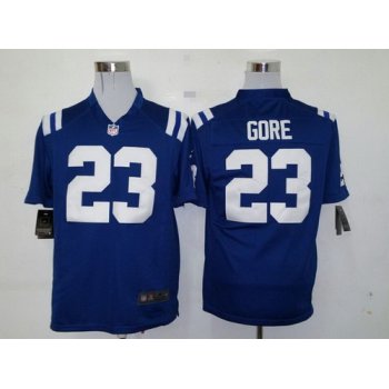 Nike Indianapolis Colts #23 Frank Gore Blue Game Jersey