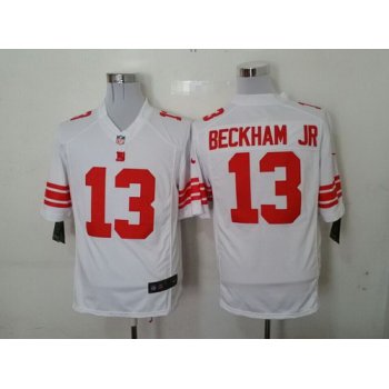 Nike New York Giants #13 Odell Beckham Jr White Game Jersey