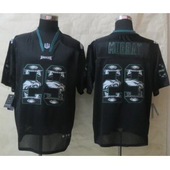 Nike Philadelphia Eagles #29 DeMarco Murray Lights Out Black Ornamented Elite Jersey