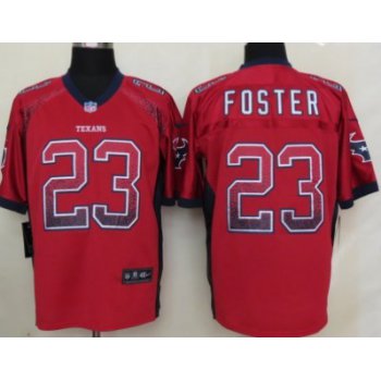 Nike Houston Texans #23 Arian Foster Drift Fashion Red Elite Jersey