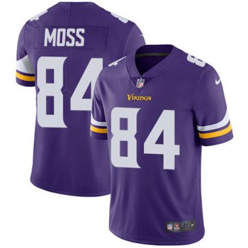 Nike Minnesota Vikings #84 Randy Moss Purple Team Color Men's Stitched NFL Vapor Untouchable Limited Jersey