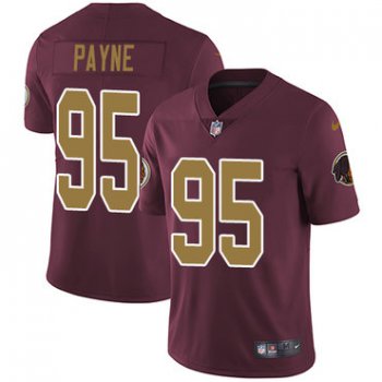 Nike Washington Redskins #95 Da'Ron Payne Burgundy Red Alternate Men's Stitched NFL Vapor Untouchable Limited Jersey