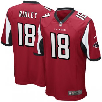 Nike Atlanta Falcons #18 Calvin Ridley Red 2018 NFL Draft Pick Elite Jersey