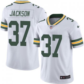 Nike Green Bay Packers #37 Josh Jackson White Men's Stitched NFL Vapor Untouchable Limited Jersey