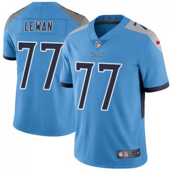 Nike Tennessee Titans #77 Taylor Lewan Light Blue Team Color Men's Stitched NFL Vapor Untouchable Limited Jersey