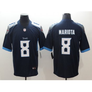 Nike Tennessee Titans 8 Marcus Mariota Navy New 2018 Vapor Untouchable Limited Jersey