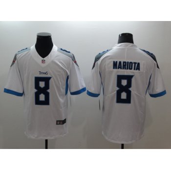 Nike Tennessee Titans #8 Marcus Mariota White Vapor Untouchable Limited Jersey