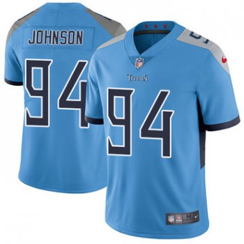 Nike Tennessee Titans #94 Austin Johnson Light Blue Team Color Men's Stitched NFL Vapor Untouchable Limited Jersey