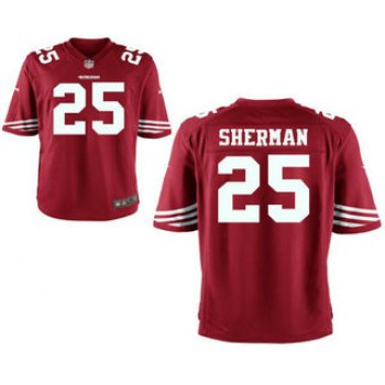 Men's San Francisco 49ers #25 Richard Sherman Elite Red Jersey