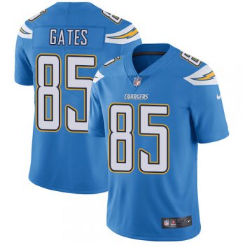 Nike San Diego Chargers #85 Antonio Gates Electric Blue Alternate Men's Stitched NFL Vapor Untouchable Limited Jersey