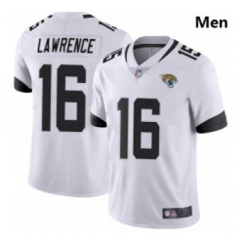 Men Jacksonville Jaguars #16 Trevor Lawrence White 2021 Draft Jersey