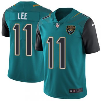 Nike Jacksonville Jaguars #11 Marqise Lee Teal Green Team Color Men's Stitched NFL Vapor Untouchable Limited Jersey