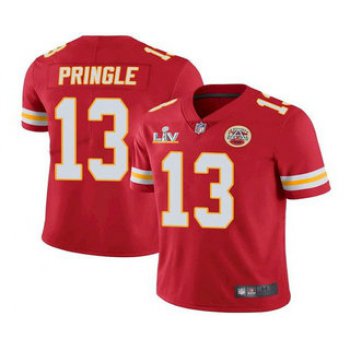 Men's Kansas City Chiefs #13 Byron Pringle Red 2021 Super Bowl LV Limited Stitched NFL Jersey