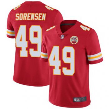 Men's Kansas City Chiefs #49 Daniel Sorensen Team Color Vapor Untouchable Jersey - Limited Red