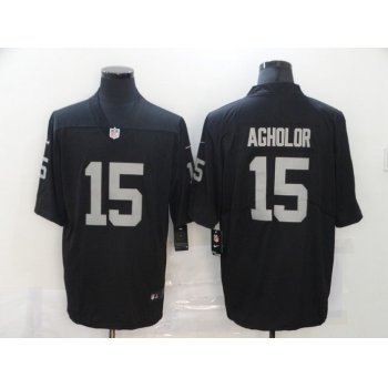 Men's Las Vegas Raiders #15 Nelson Agholor Black 2017 Vapor Untouchable Stitched NFL Nike Limited Jersey