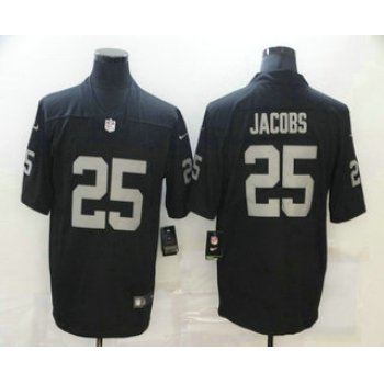 Men's Las Vegas Raiders #25 Josh Jacobs Black 2017 Vapor Untouchable Stitched NFL Nike Limited Jersey