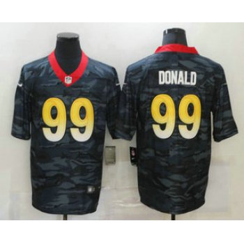 Men's Los Angeles Rams #99 Aaron Donald 2020 Camo Limited Stitched Nike NFL Jersey