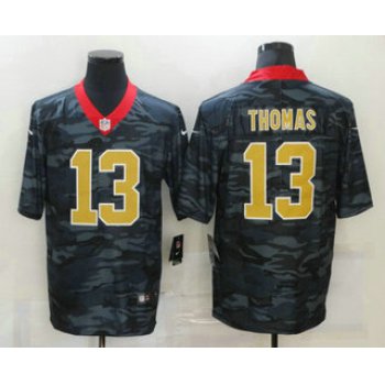 Men's New Orleans Saints #13 Michael Thomas 2020 Camo Limited Stitched Nike NFL Jersey