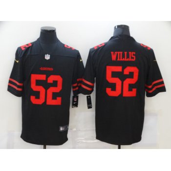 Men's San Francisco 49ers #52 Patrick Willis Black 2017 Vapor Untouchable Stitched NFL Nike Limited Jersey