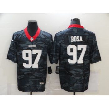 Men's San Francisco 49ers #97 Nick Bosa 2020 Camo Limited Stitched Nike NFL Jersey