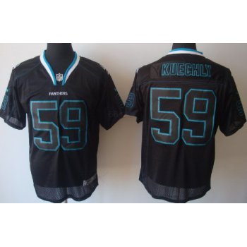 Nike Carolina Panthers #59 Luke Kuechly Lights Out Black Elite Jersey