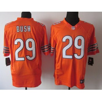 Nike Chicago Bears #29 Michael Bush Orange Limited Jersey