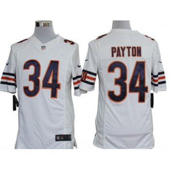 Nike Chicago Bears #34 Walter Payton White Limited Jersey