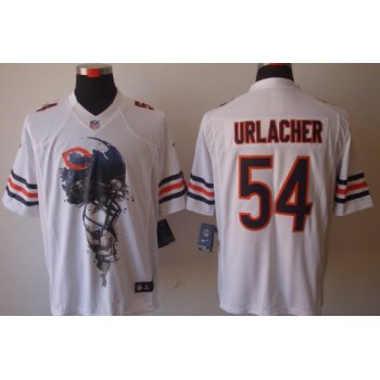 Nike Chicago Bears #54 Brian Urlacher White Limited Jersey